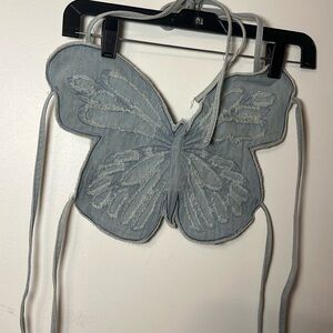 Y2K BUTTERFLY top